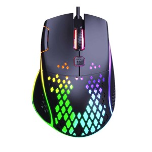 ماوس گیمینگ با سیم الون مدل GM6 RGB